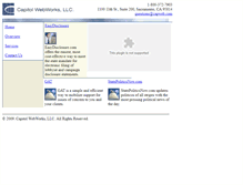 Tablet Screenshot of capweb.com